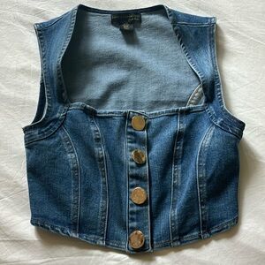 House of Harlow 1960 denim vest